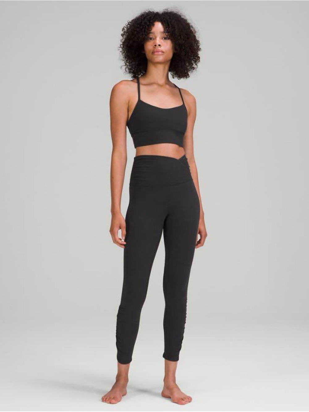 LULULEMON Align High-Rise Ruched Waist + Hem Sz 2